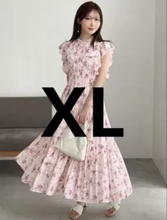 SHEIN FRIFUL 花柄ノースリーブワンピース XL