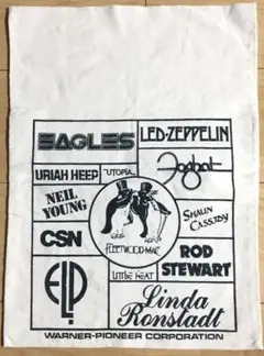 LP 12inch レコード　袋　布　1980年代 前後