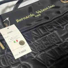Bernardo Valentino ボストンバッグ ブラック ナイロン 軽量
