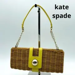 美品 kate spade ワンショルダー かごバッグ ハンドバッグ
