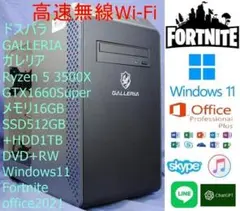 高速無線!即使!ゲーミングPC ドスパラ Ryzen 5 3500X Win11