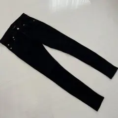 DEUXIEME CLASSE ストレッチスキニーブラックデニム