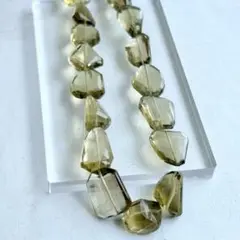 【大粒】オリーブクォーツ　タンブルカット　16粒