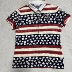 Munsingwear 星条旗柄 ポロシャツ M