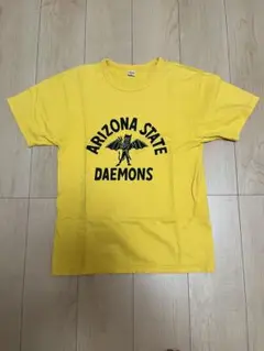 THE FLAT HEAD/フラットヘッド 染み込みプリントTシャツ/40/L