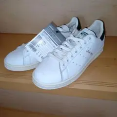 本革！adidas Stan Smith ホワイト/グリーン 23.5