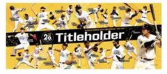 【本日削除】福岡ソフトバンクホークス タイトルホルダー 20周年記念 タオル