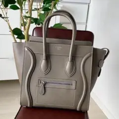 CELINE ラゲージ マイクロ スリ ベージュ ハンドバッグ 近日画像追加