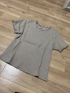 millebonheur ワッフルT ベージュ