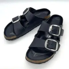BIRKENSTOCK アリゾナ ビッグバックル ブラック シルバー 金具 美品