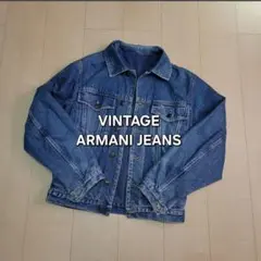 90s ARMANI JEANS★リバーシブルデニムジャケット インサイドアウト