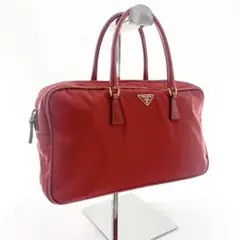PRADA プラダ ナイロン ハンドバッグ 三角プレート 三角ロゴ 白タグ