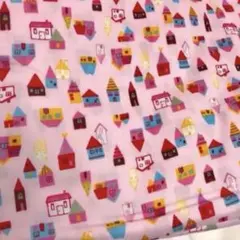 特価　ダブルガーゼ　1m ピンク　お家柄