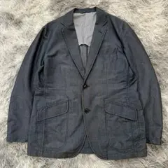 美品✨【McGREGOR】ダークグレーテーラードジャケット (L) 大きいサイズ