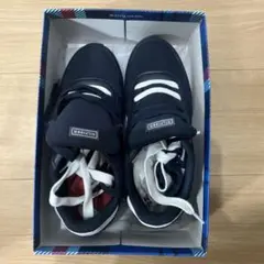 HILFIGER ネイビー/ホワイト スニーカーサイズ写真でご確認ください。