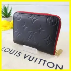 ⭐極美品⭐ ルイヴィトン ジッピー コインパース ヴェルニ ブラック / レッド