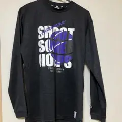 three Point バスケットボール長Tシャツ