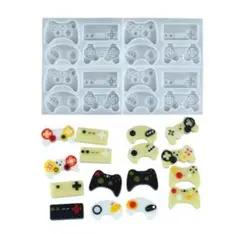 匿名配送♡ハンドメイド用シリコンモールド☆16種ゲームコントローラ型