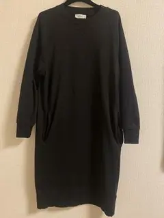 COS 裏起毛 スエットワンピース 膝丈