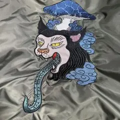 グラニフ　graniph 石黒亜矢子　コラボ　MA-1 L 美品　刺繍