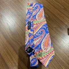 ペイズリー柄　ネクタイ　ラルフローレン