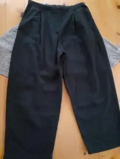evam eva クロップドパンツ シルクコットンsize2