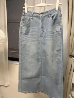 しまむら購入 後ろスリット入りジーンズスカート