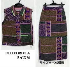 新品未使用OLLEBOREBLAブタさん金ボタンブラウス & 2-Wayスカート