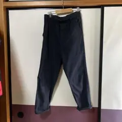 ダークブルー イージーパンツ ゴムウエスト