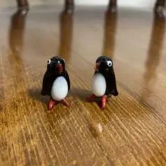 ガラス細工　ペンギン　2体セット