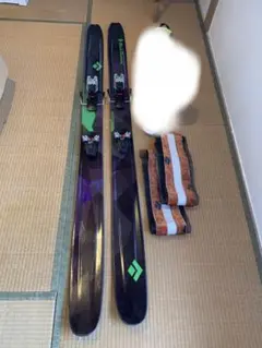 値下げ!パウダースキー、ブラックダイヤモンドアンペレージ+オマケシール山スキー