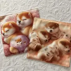 ハンドメイドꕤガーゼハンカチꕤ犬