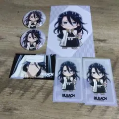 BLEACH朽木白哉プリンスカフェトレーディングカード缶バッジ特典纏め
