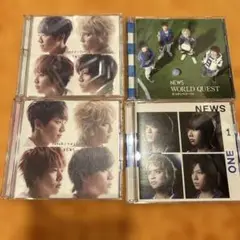 NEWS 初回盤CD4枚セット「ONE」「WORLD QUEST」など