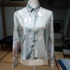 エルメスシルクブラウス