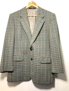 102131 DAKS 2B チェック テーラード ジャケット ダックス