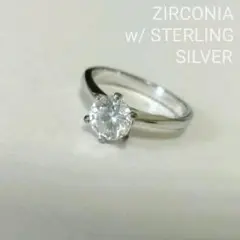 STERLING SILVER 925 PRONG RING, 11 GAUGE