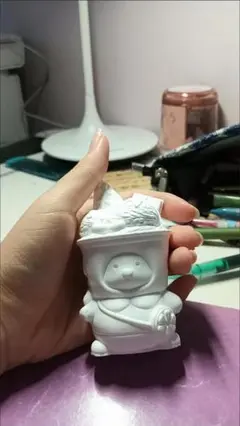 クマ型樹脂粘土モールド