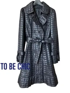 TO BE CHIC キルティングコート ライナーなし