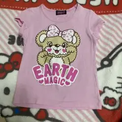 マフィーちゃんTシャツピンク120cm