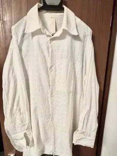 SHINYAKOZUKA "HIS SHIRT （インド刺繍）" - WHITE