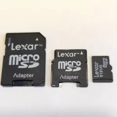 Lexar 512MB MicroSDメモリーカード + アダプター