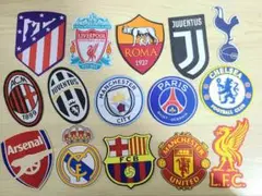 任意3点商品！サッカー　刺繍ワッペン　アイロン熱圧着タイプ