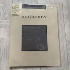 BURBERRY ブラック ストッキング M-Lサイズ