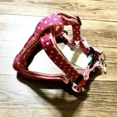 TATTOピンク 水玉 ハーネス 小型犬用 Sサイズ 新品未使用