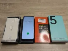 OPPO Reno5 A アイスブルー 保護フィルム付き