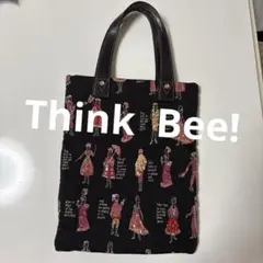 Think Bee! カラフル刺繍トートバッグ
