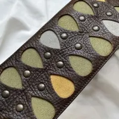 marni マルニ ワイドレザー デザイン ベルト