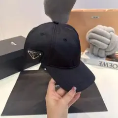 PRADA プラダ ハット Mサイズ 新品未使用 側面 マーク