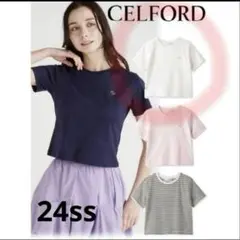 CELFORDセルフォード ロゴチャームポイントＴシャツ2024ss 原稿タグ